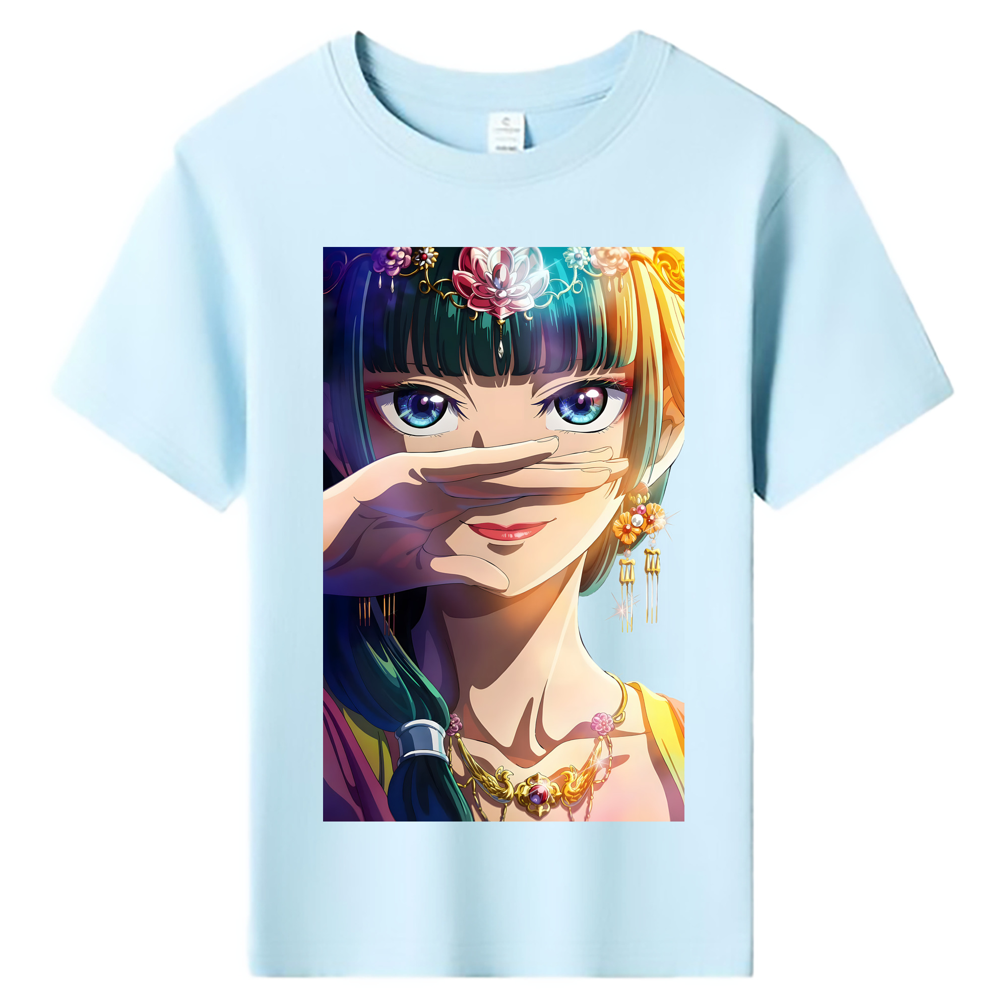 （画像用） 薬屋のひとりごと The Apothecary Diaries 綿100％キッズTシャツ（フロントプリント）